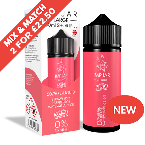 Strawberry Raspberry & Watermelon Ice 100ml