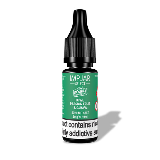 Kiwi Passion Fruit Guava Imp Jar Select 10ml Nic Salt
