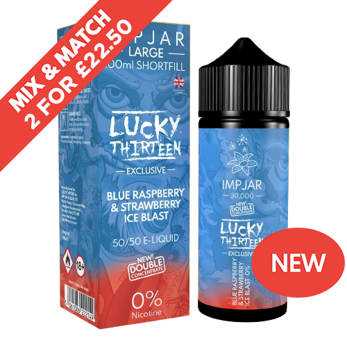 Blue Raspberry & Strawberry Ice Blast 100ml