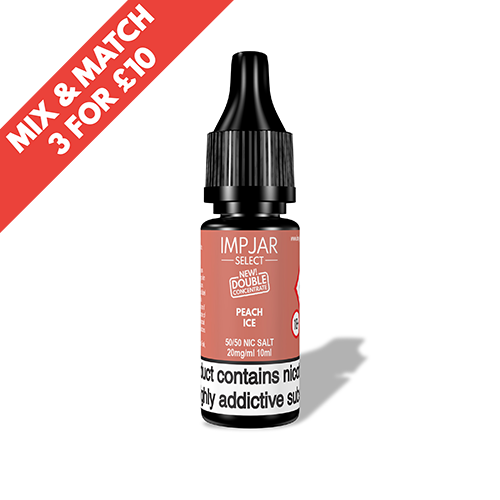 Peach Ice Imp Jar Select 10ml Nic Salt