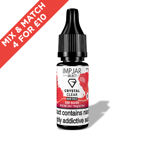 Imp Jar Select x Crystal Clear | Red Slush | 10ml Nic Salt