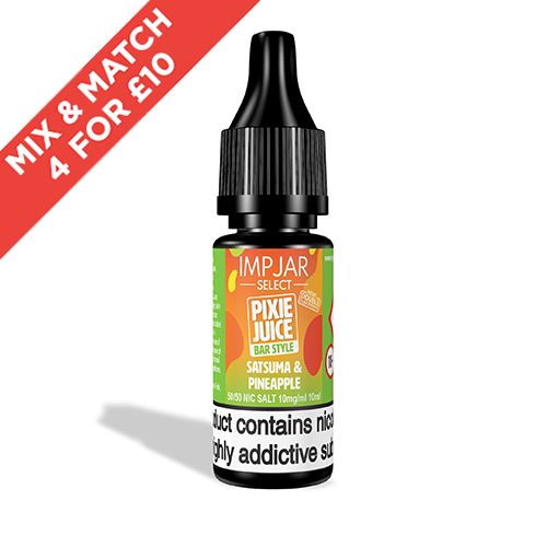Imp Jar Select x Pixie Juice ⏐ Satsuma & Pineapple 10ml Nic Salt