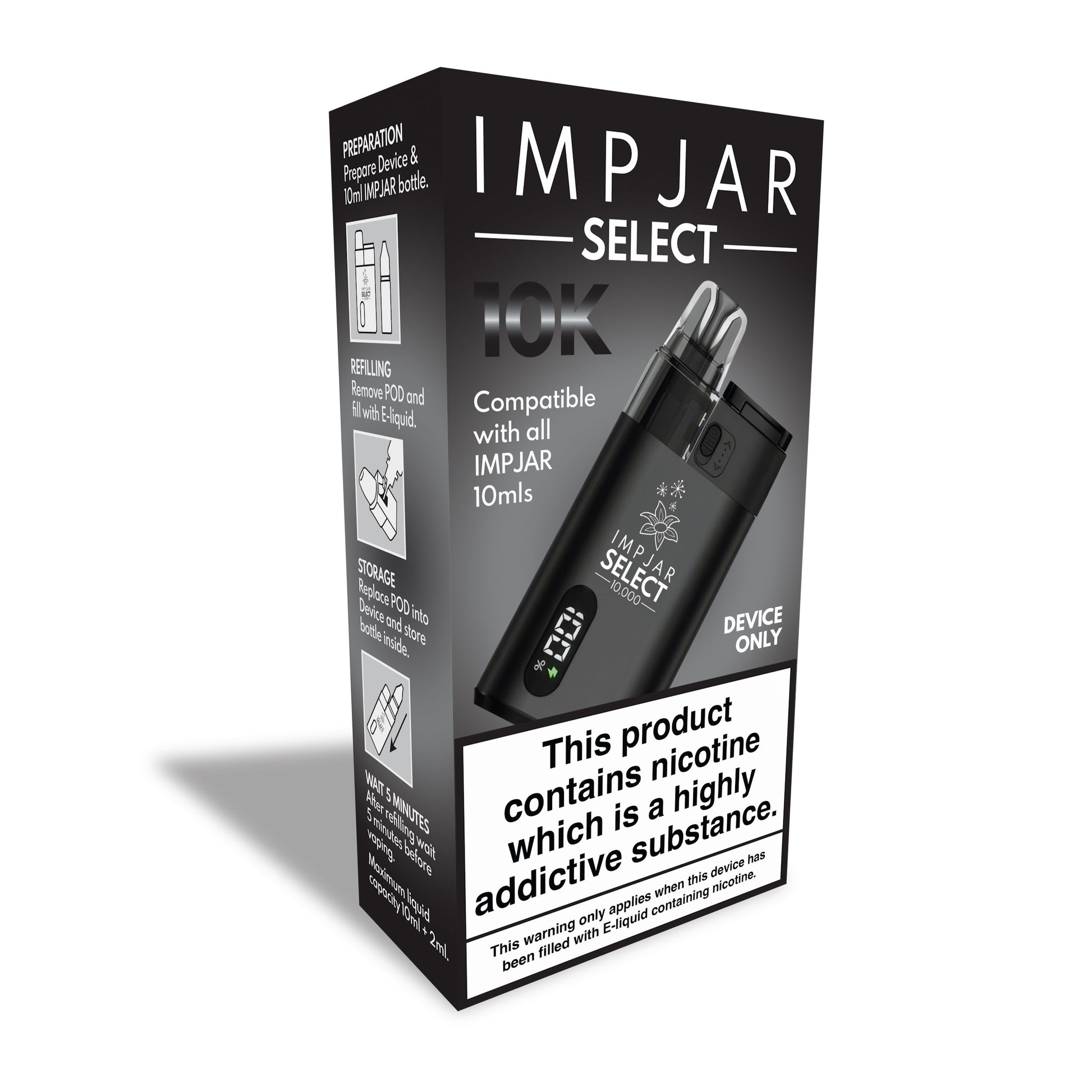 Imp Jar Select Device Only - Black Imp Jar Ltd Imp Jar Select Device Only - Black Imp Jar Ltd