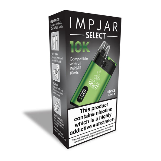 Imp Jar Select Kit - (Green) and 1x 10ml Nic Salt