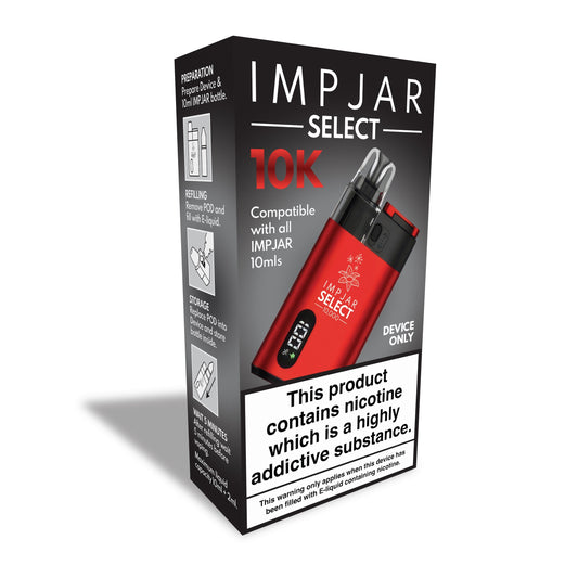 Imp Jar Select Kit - (Red) and 1x 10ml Nic Salt