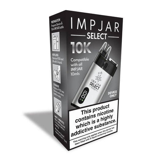 Imp Jar Select Kit - (Silver) and 1x 10ml Nic Salt